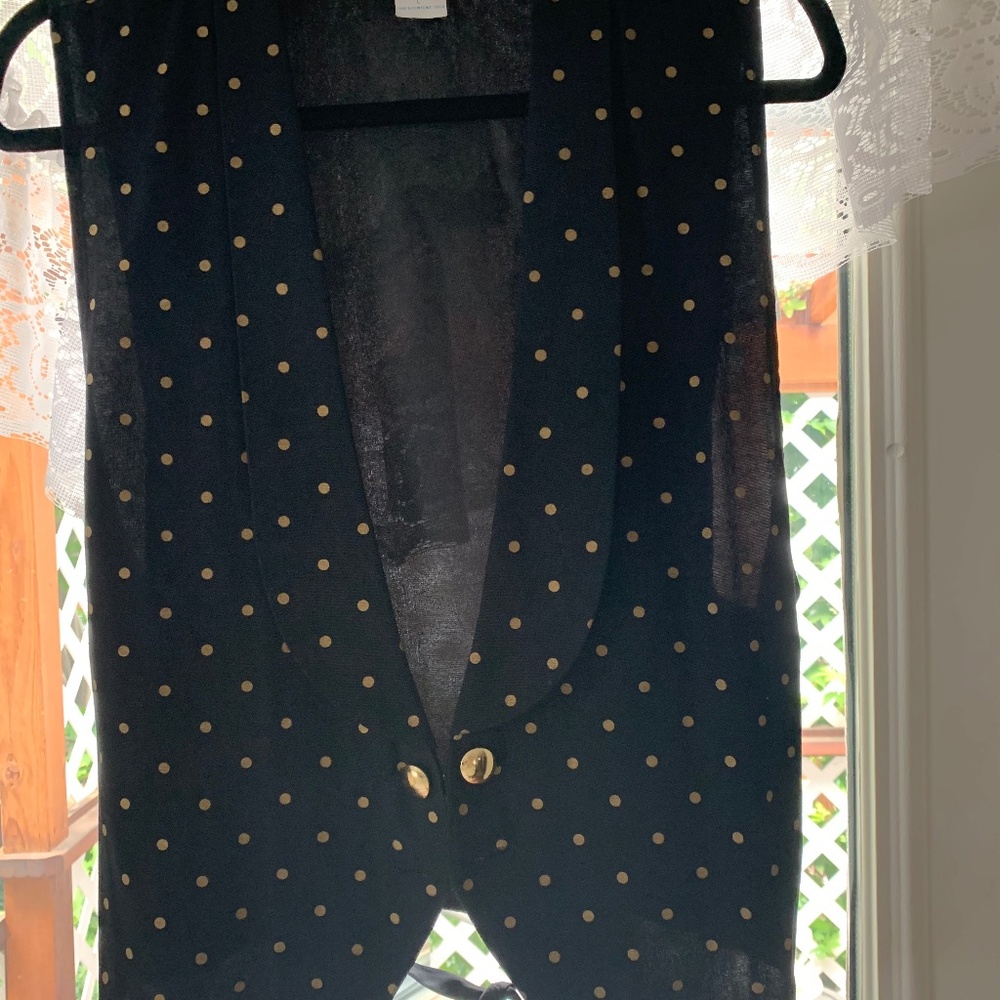 Gold Dotted VEST